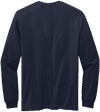 Am image of a Custom Volunteer Knitwear All American Long Sleeve Tee in Strong Navy!