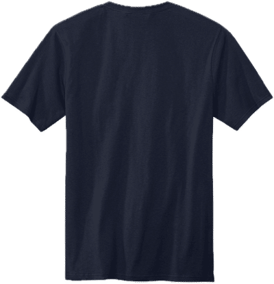 Am image of a Custom Volunteer Knitwear All American Pocket Tee in Strong Navy!