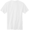 Am image of a Custom Volunteer Knitwear All American Pocket Tee in White!