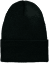 Am image of a Custom Volunteer Knitwear Chore Beanie in Black!
