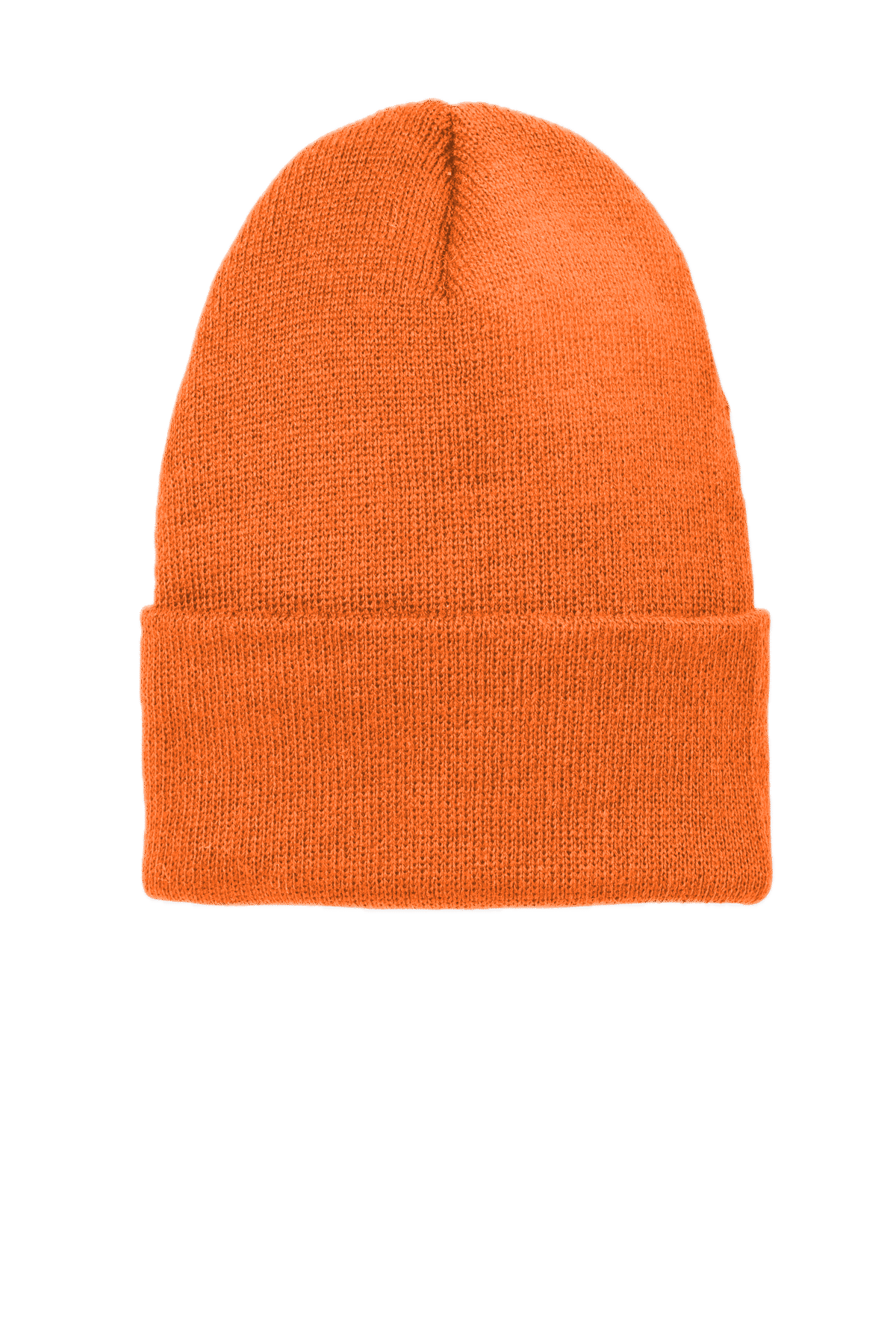 Volunteer Knitwear Chore Beanie in Neon Orange