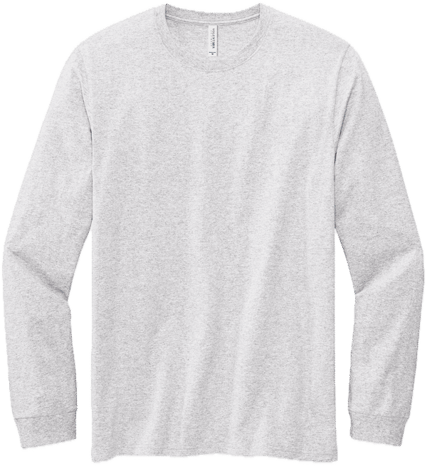 Am image of a Custom Volunteer Knitwear Chore Long Sleeve Tee in Athletic Heather!