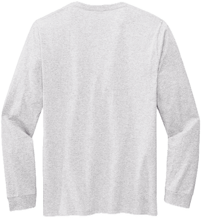 Am image of a Custom Volunteer Knitwear Chore Long Sleeve Tee in Athletic Heather!
