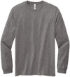Am image of a Custom Volunteer Knitwear Chore Long Sleeve Tee in Dark Heather Grey!