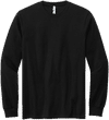 Am image of a Custom Volunteer Knitwear Chore Long Sleeve Tee in Deep Black!