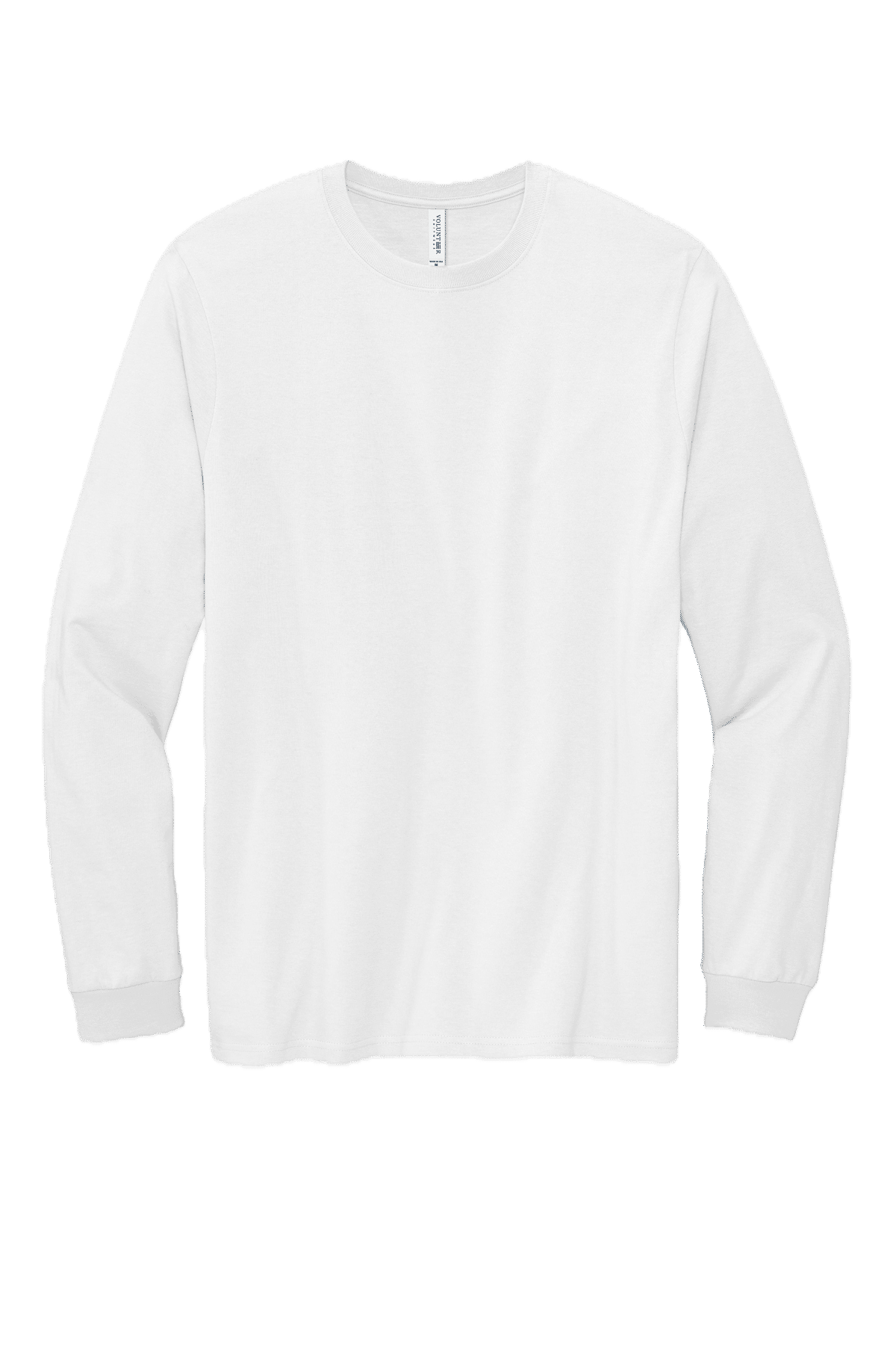 Volunteer Knitwear Chore Long Sleeve Tee in White