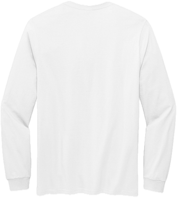 Am image of a Custom Volunteer Knitwear Chore Long Sleeve Tee in White!