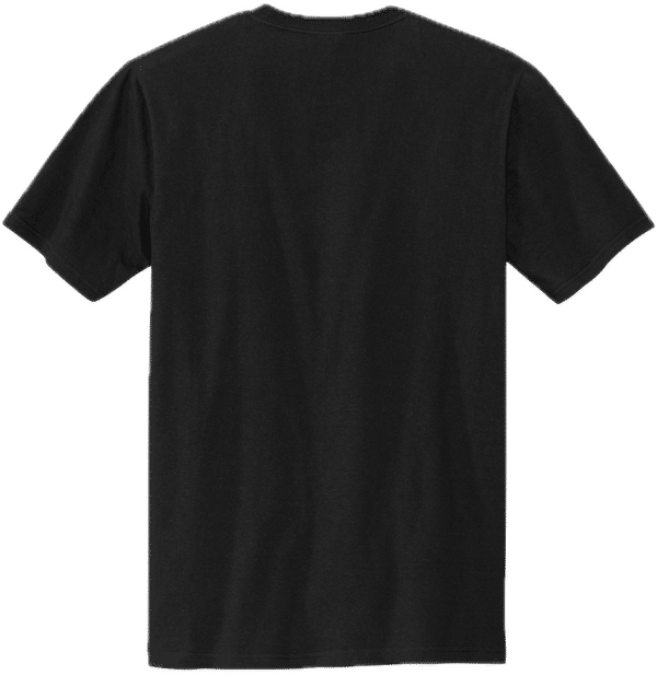 Am image of a Custom Volunteer Knitwear Chore Tee in Deep Black!