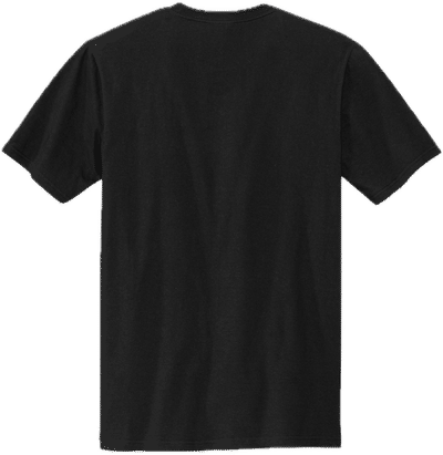 Am image of a Custom Volunteer Knitwear Chore Tee in Deep Black!