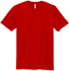 Am image of a Custom Volunteer Knitwear Chore Tee in Flag Red!