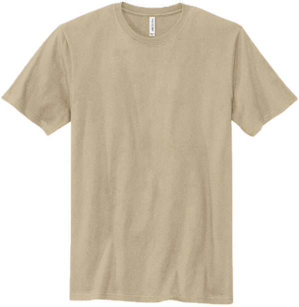Am image of a Custom Volunteer Knitwear Chore Tee in Sand Dune!