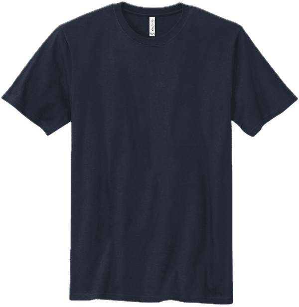 Am image of a Custom Volunteer Knitwear Chore Tee in Strong Navy!