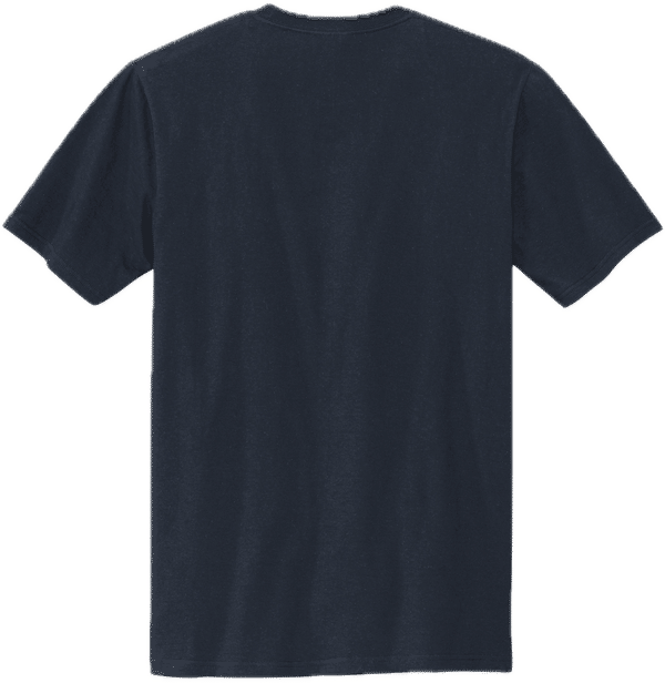 Am image of a Custom Volunteer Knitwear Chore Tee in Strong Navy!