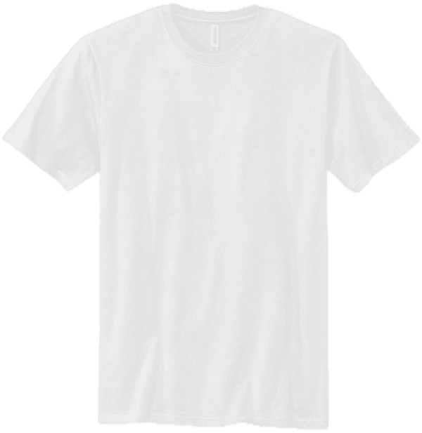 Am image of a Custom Volunteer Knitwear Chore Tee in White!