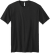 Am image of a Custom Volunteer Knitwear Tri Tee in Deep Black solid!