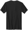 Am image of a Custom Volunteer Knitwear Tri Tee in Deep Black solid!