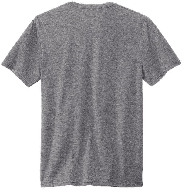 Am image of a Custom Volunteer Knitwear Tri Tee in Grey Heather!