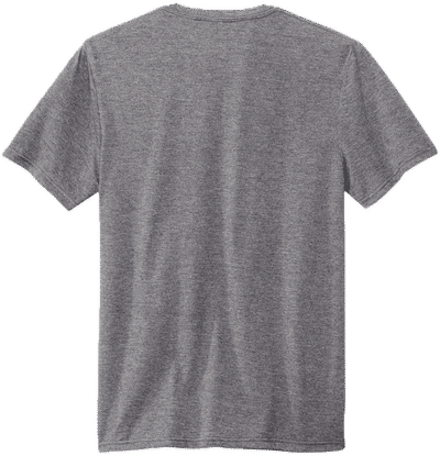 Am image of a Custom Volunteer Knitwear Tri Tee in Grey Heather!