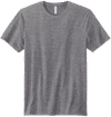 Am image of a Custom Volunteer Knitwear Tri Tee in Grey Heather!