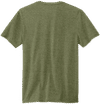 Am image of a Custom Volunteer Knitwear Tri Tee in Military Green Heather!