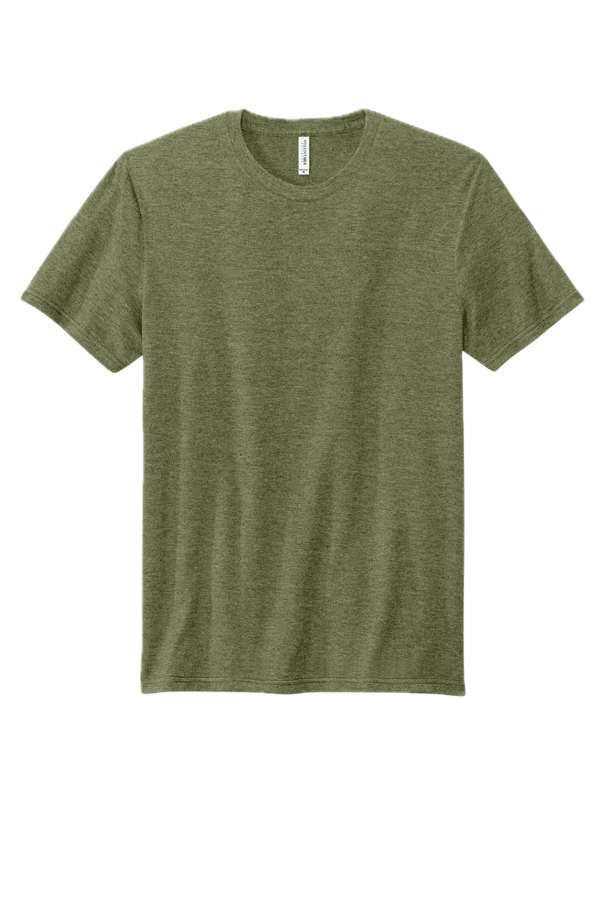 Volunteer Knitwear Tri Tee in Military Green Heather