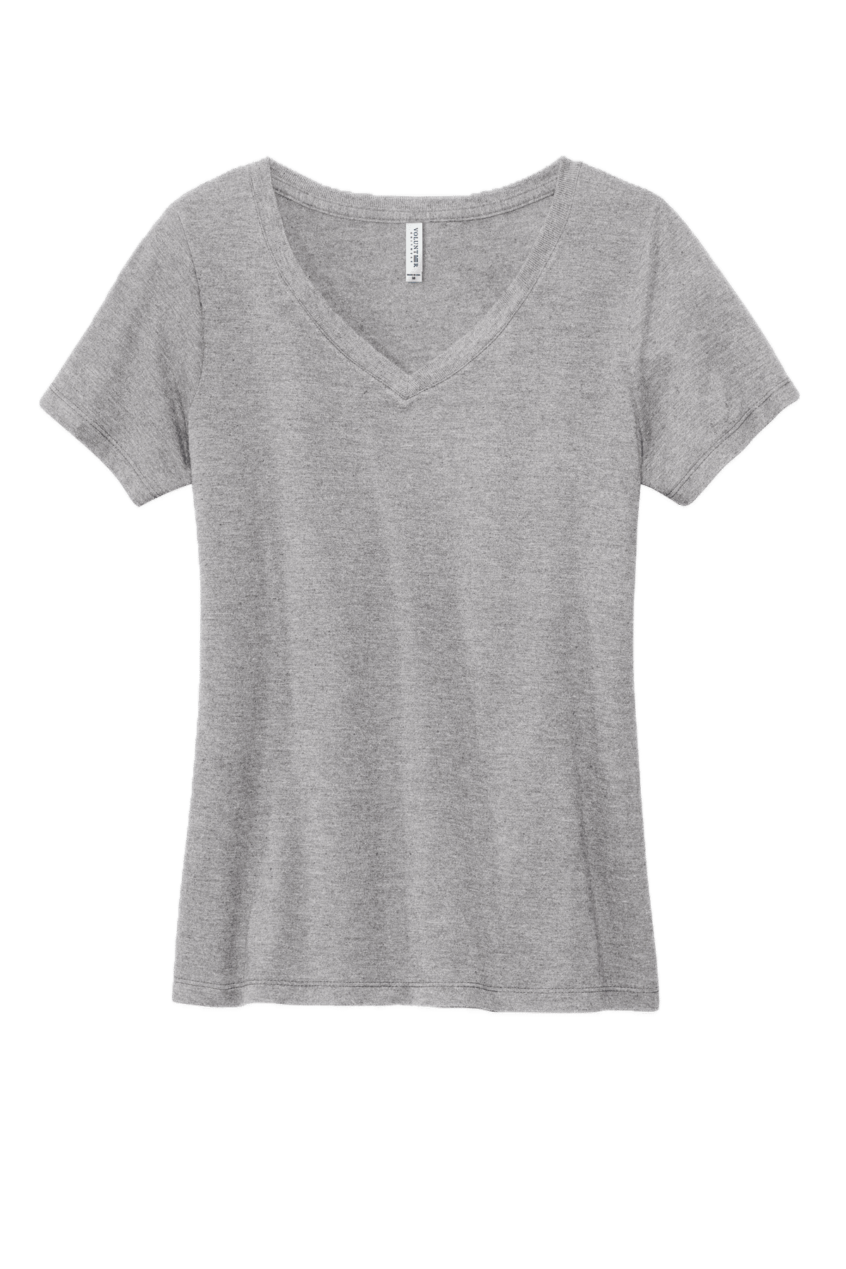 Volunteer Knitwear Womens Daily V Neck Tee in Athletic Heather