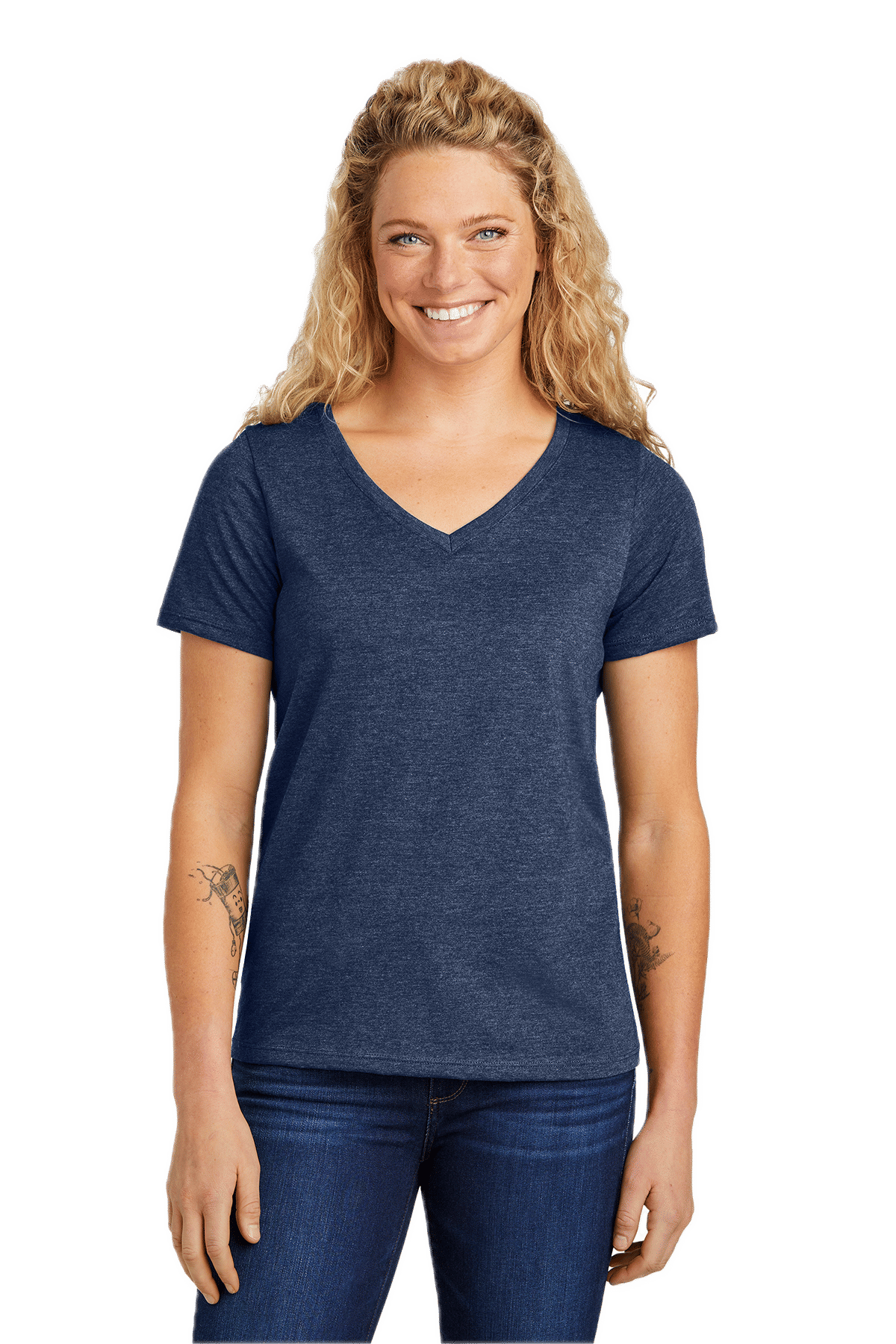 Volunteer Knitwear Womens Daily V Neck Tee