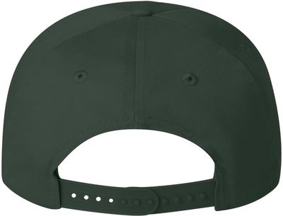 Am image of a Custom Valucap Five Panel Cap in Forest!