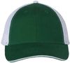 Am image of a Custom Valucap SandwichTrucker Cap in Dark Green/White!
