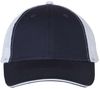 Am image of a Custom Valucap SandwichTrucker Cap in Navy/White!