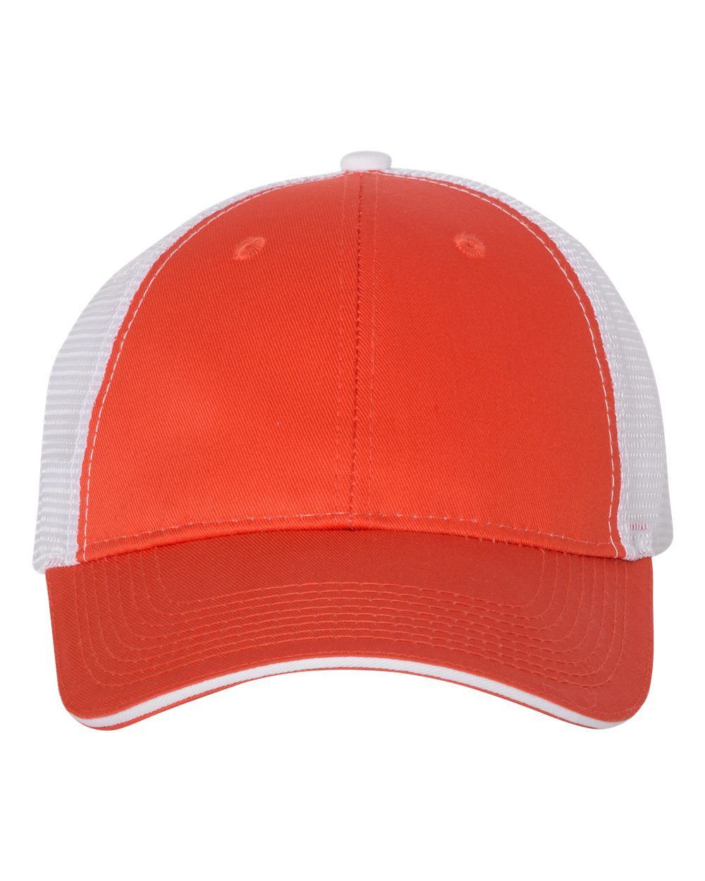 Valucap SandwichTrucker Cap in Orange/White