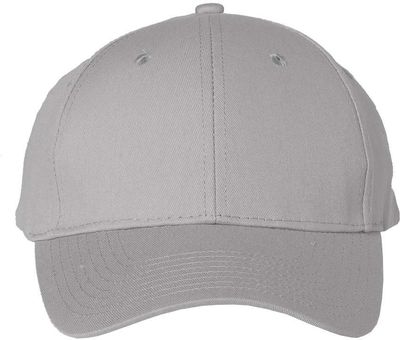 Am image of a Custom Valucap Lightweight twill Cap in Grey!