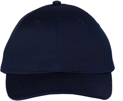 Am image of a Custom Valucap Lightweight twill Cap in Navy!
