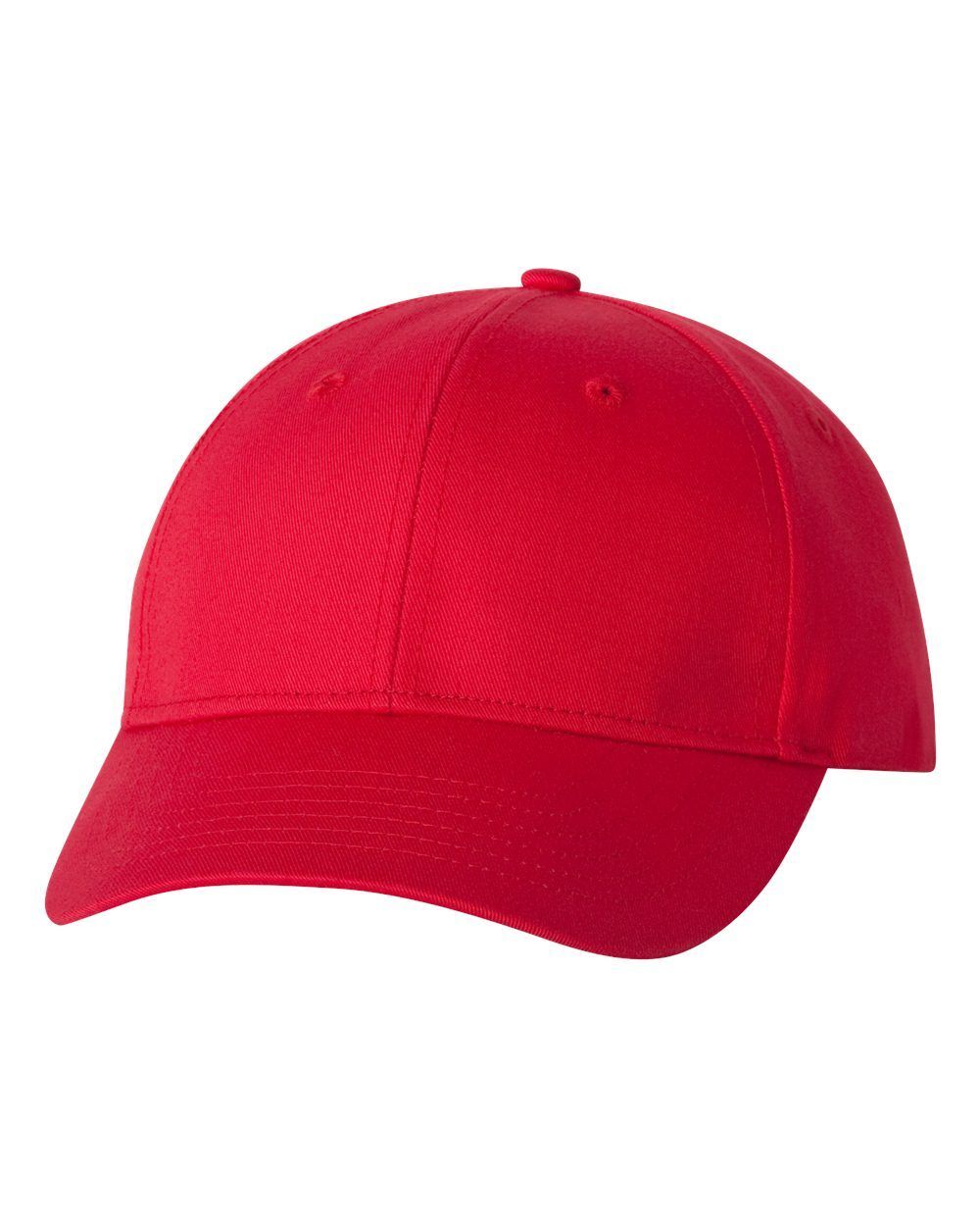 Valucap Lightweight twill Cap in Red