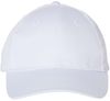 Am image of a Custom Valucap Lightweight twill Cap in White!