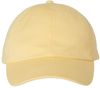 Am image of a Custom Valucap Adult Bio Washed Classic Dad's Cap in Butter!
