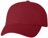 Am image of a Custom Valucap Adult Bio Washed Classic Dad's Cap in Cardinal!