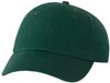 Am image of a Custom Valucap Adult Bio Washed Classic Dad's Cap in Forest Green!