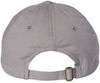 Am image of a Custom Valucap Adult Bio Washed Classic Dad's Cap in Grey!