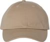 An image of a Custom Valucap Adult Bio Washed Classic Dad's Cap in Khaki!