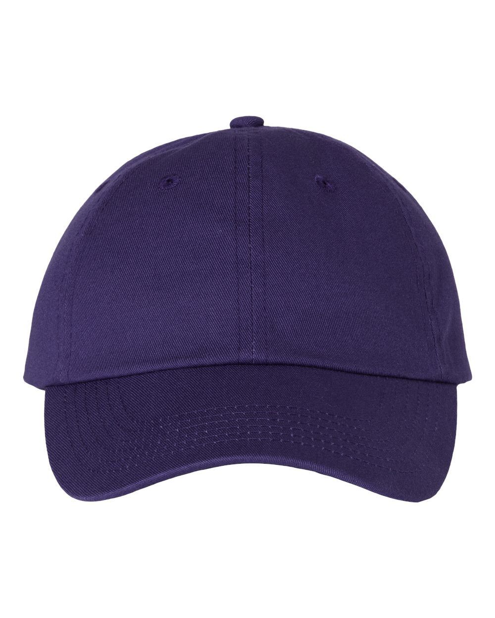 Valucap Adult Bio Washed Classic Dad's Cap in Purple