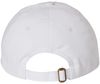 Am image of a Custom Valucap Adult Bio Washed Classic Dad's Cap in White!