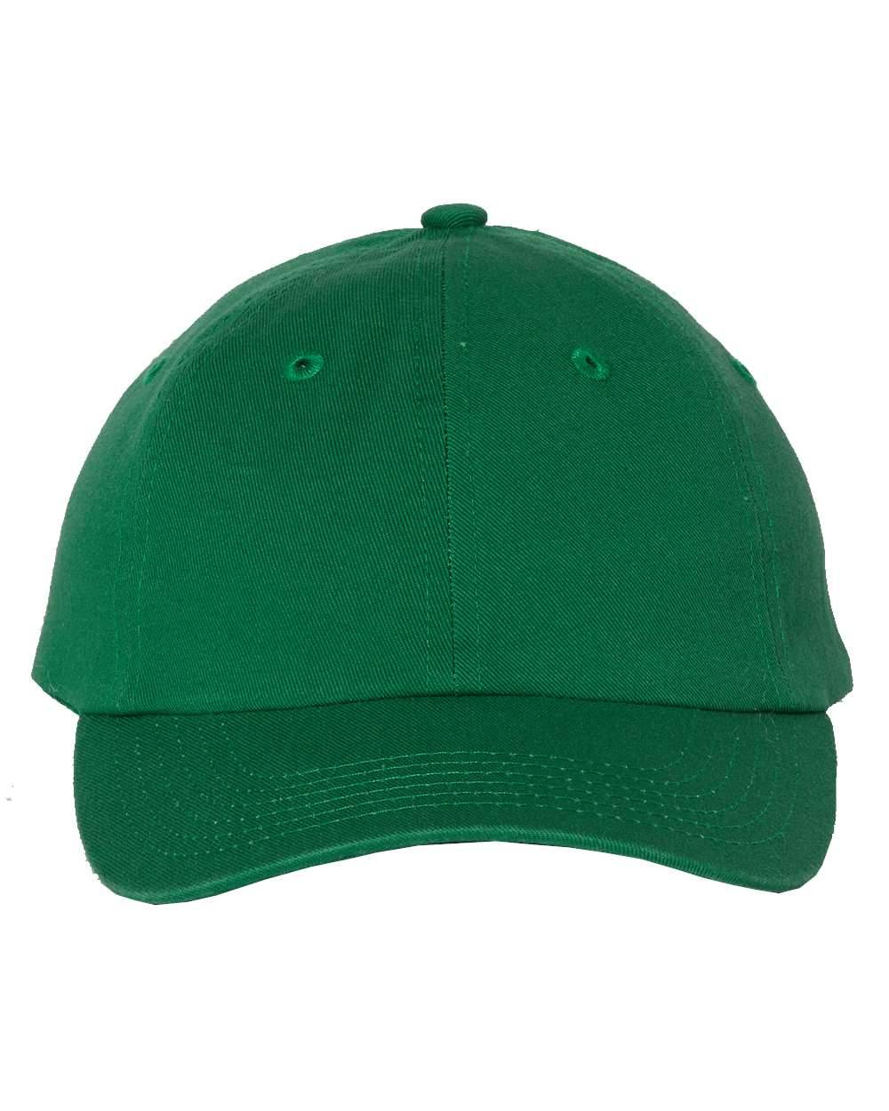 Valucap Small Fit Bio Washed Dad's Cap in Kelly