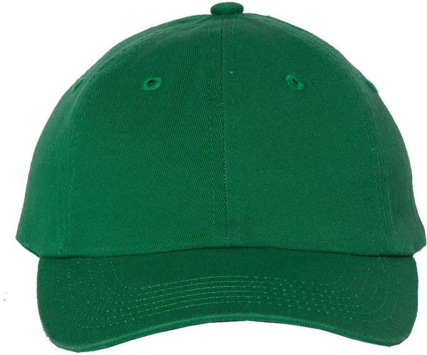 An image of a Custom Valucap Small Fit Bio Washed Dad's Cap in Kelly!