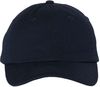 Am image of a Custom Valucap Small Fit Bio Washed Dad's Cap in Navy!