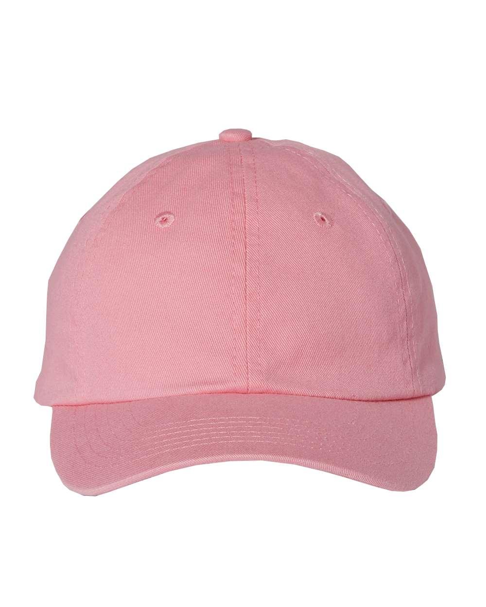 Valucap Small Fit Bio Washed Dad's Cap in Pink