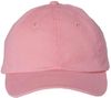Am image of a Custom Valucap Small Fit Bio Washed Dad's Cap in Pink!