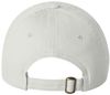 Am image of a Custom Valucap Small Fit Bio Washed Dad's Cap in White!