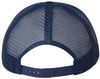 Am image of a Custom Valucap Mesh Back Trucker Cap in Navy!