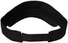 Am image of a Custom Valucap Bio Washed Visor in Black!
